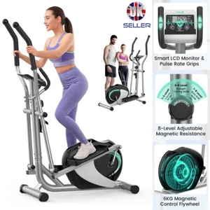 Magnetic Elliptical Cross Trainer Training for Home Gym Workout Fitness Cardio - Picture 1 of 13