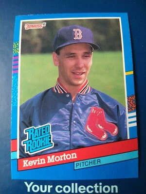 1991 Donruss Baseball Kevin Morton #37  Boston Red Sox Rated Rookie RC - Image 1 of 2