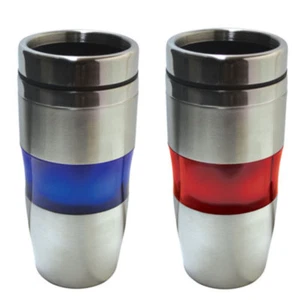 Cup Mug Bottle Tumbler Stainless Steel Thumb-Slide Closure Hot Cold Drinks 16oz - Bild 1 von 5