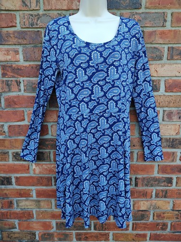 MICHAEL KORS Bellissimo abito usatoel MICH K lu bluticolore m aglia t L anica manic