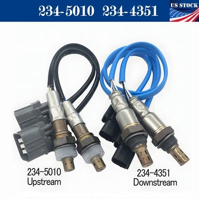 Upstream Downstream Oxygen O2 Sensors For 2007-2008 Acura TL 3.2L 3.5L Set of 4 - Imagem 1 de 4