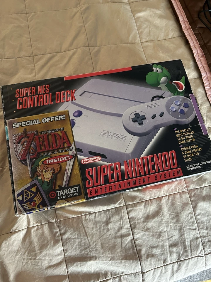 SNES Control Deck Target Exclusivo, Legend Of Zelda: A Link To The Past CIB Foto 1 de 4