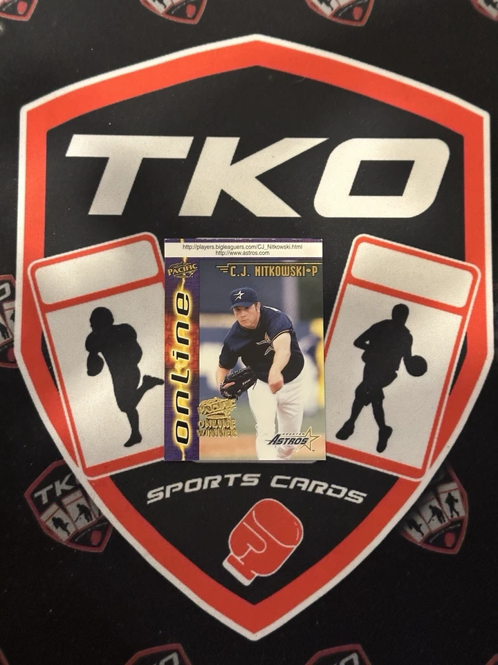1998 Pacific Online CJ Nitkowski Houston Astros Online Winner SSP - Image 1 of 2