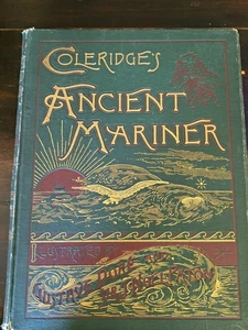 Vintage The Rime of the Ancient Mariner Coleridge 1887 Hardcover Illustrated Dor - Picture 1 of 4