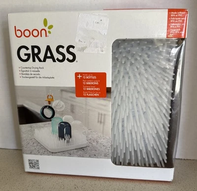 Bancada de grama Boon 12 garrafas rack de secagem para cozinha branco novo na caixa - Imagem 1 de 4