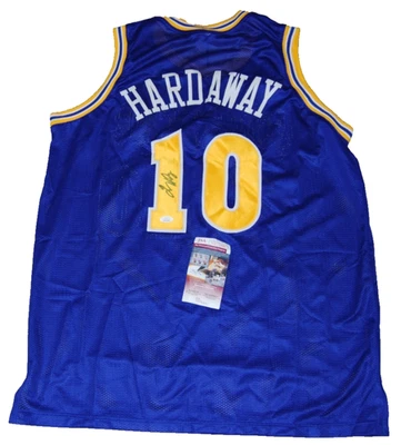 TIM HARDAWAY SR signed (GOLDEN STATE WARRIORS) custom basketball jersey JSA - Image 1 of 3