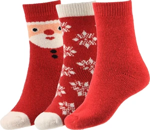 BomKinta Damen Winter Stiefelsocken dick warm kuschelig Crew Socken 5 Paar Weihnachten - Bild 1 von 11