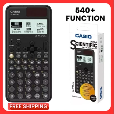 Casio ✅ FX-991CW Advanced Scientific Calculator A/AS Level Maths 540+ Funcs - Image 1 of 4