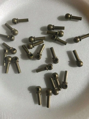 Vtg Pair Of Rosette CENTER PIECES ONLY for Drop Pull Repair Brass 12 Pair Avail - Image 1 of 4