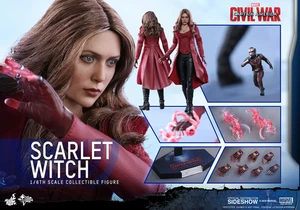Hot Toys_Marvel Captain America Civil War Scarlet Witch_MMS370_USED - Picture 1 of 19