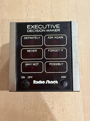 Radio Shack Vintage TANDY Executive Decision Maker 60-1008 (8 bolas electrónicas) Foto 1 de 4