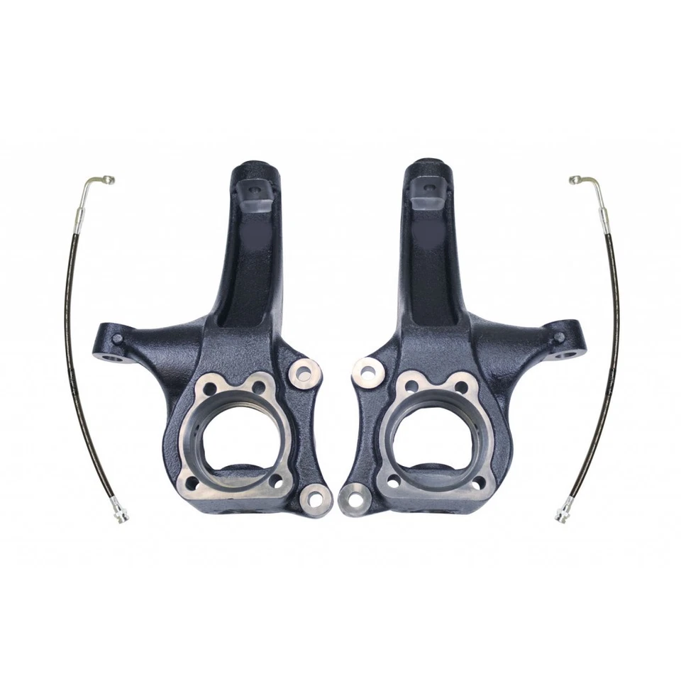 MaxTrac Lift Spindles For GMC Canyon 2015-2020 Front 4in w/ Extended Brake Lines Foto 1 de 2