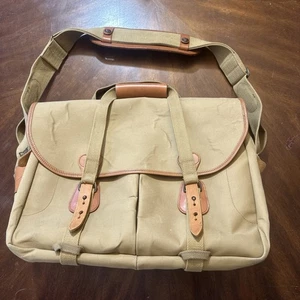 Billingham 445 Kameratasche (khaki Canvas / hellbraunes Leder) mit Einsätzen - Bild 1 von 16