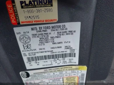 Used Driving Light fits: 2014 Ford F150 PICKUP Fog-Driving bumper mounted Grade - Image 1 of 4