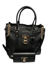 Michael Kors Nouveau Hamilton Large Satchel Tote & Wallet - Picture 1 of 10