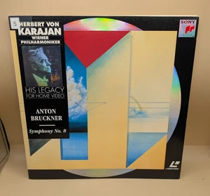 Herbert Von Karajan Anton Bruckner Symphony Number 8Laserdisc Ld Movie - Picture 1 of 5