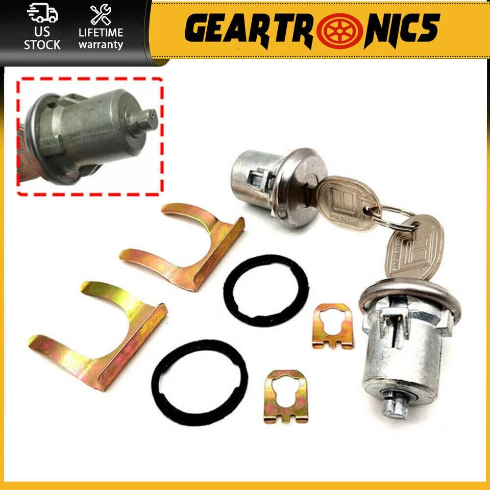 Juego de 2 cilindros de bloqueo de puerta para camioneta Chevy Chevrolet GMC SUV Oldsmobile EE. UU. Foto 1 de 4