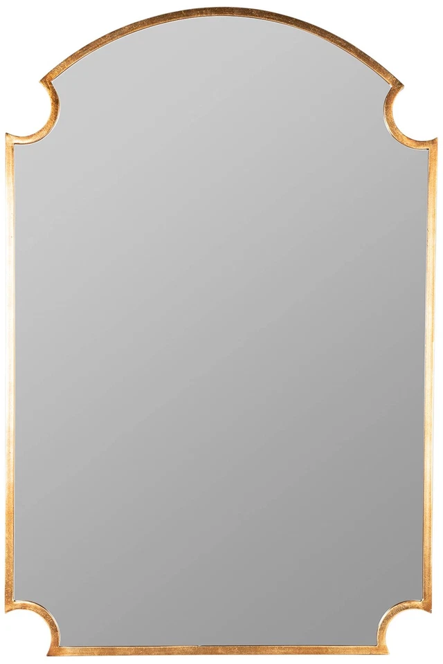 Espejo de pared rectangular arqueado Saxton Gold 27 3/4" x 42" Foto 1 de 1
