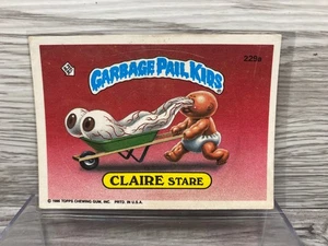 1986 Topps Garbage Pail Kids Series #229a CLAIRE STARE - Picture 1 of 2