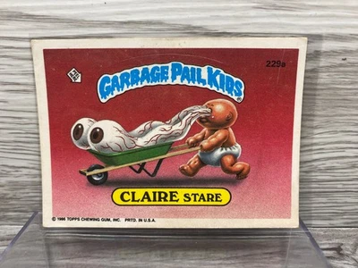 1986 Topps Garbage Pail Kids Series #229a CLAIRE STARE - Image 1 of 2