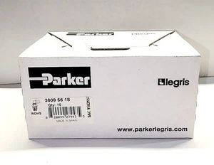 Pack of 10 Legris 3609 56 18 Elbow  1/4" TUBE X 3/8" NPTM Nickel plated NEW - Picture 1 of 2