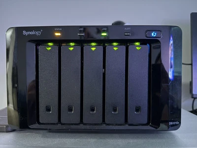 Synology DiskStation DS1010+ 5-Bay NAS (w/ 5 2TB WD NAS HDD) - Image 1 of 2