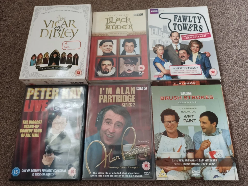 DVD Bundle UK TV Comedy x 6 Boxset - Image 1 of 1