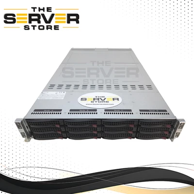 Supermicro 2U 6029TP-HTR 4 Node X11DPT-PS 8x Platinum 8173M 28C 2TB 12x Trays - Image 1 of 3