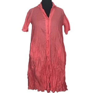 Vestido de vestir de ropa privada talla 44 46 48 50 52 naranja mandarina manga corta - Imagen 1 de 3