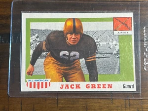 1955 Topps All American Set Break John (Jack)  F. Green #53 NM OC Football Card - Picture 1 of 2
