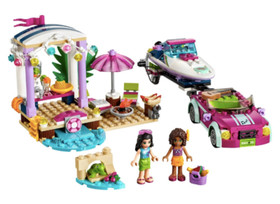 LEGO FRIENDS: Andrea's Speedboat Transporter (41316) - 100% Complete w/Manual