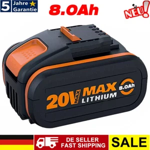 8000 mAh Akku Für Worx Akku 20V MAX WA3551.1, WA3572 WA3553, WX390 WX166 WX550 - Bild 1 von 11