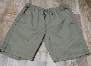 Men's XL Union Bay Army Green Elastic Waist Pull-on Drawstring Short w/Pockets - Picture 1 of 7