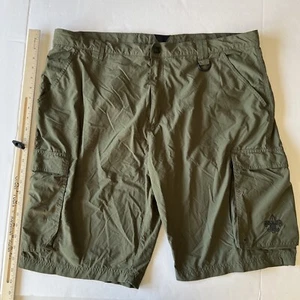 Boy Scouts Centennial Uniform Shorts Men's XL Cargo Shorts Green Mesh Lined BSOA - Picture 1 of 7