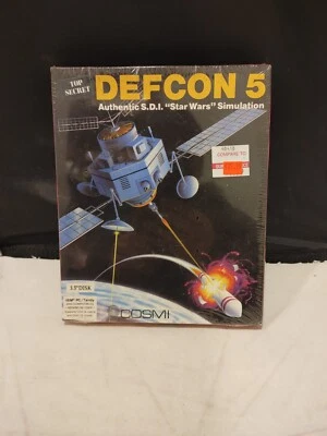 IBM PC/Tandy 3.5" Disk Defcon 5 Star wars simulation Video Game New  - Image 1 of 4