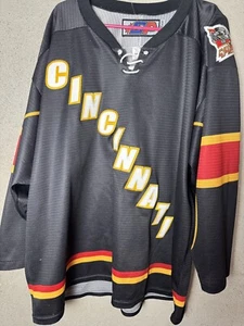 Maillot de hockey vintage années 2000 Sp Kint Cincinatti Cyclones Echl homme XL alternatif - Photo 1/10