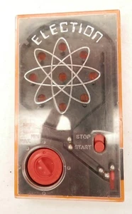 Vintage Tomy Pocket Game ELECTION - 1970's Handheld Ball Drop Game - Picture 1 of 2
