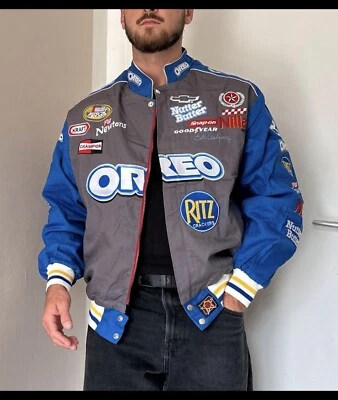 Veste Teddy Course Automobile Nascar racing  Vintage 90’s - Photo 1/4