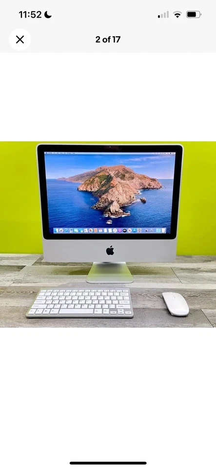 UPGRADED Apple iMac 20" Desktop - 8GB - MASSIVE 2TB HD - macOS 2019 Catalina  - Image 1 of 1