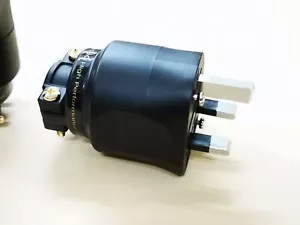 1x Enchufe de alimentación de red UK chapado en rodio 13A Reino Unido Irlanda conector HiFi - Imagen 1 de 3