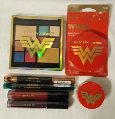 Revlon Wonder Woman WW84 Collection - 7 Piece Lot - NWT - 100% Authentic - Image 1 of 2
