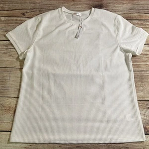 Beotyshow Shirt XXL Weiß Rundhals Kurzarm Rippshirt Neu mit Etikett - Bild 1 von 8