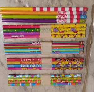 20 Vintage Ronald McDonalds Playland Happy Meal Spaß Zeit Figur Bleistift Posten Neu aus altem Lagerbestand - Bild 1 von 6