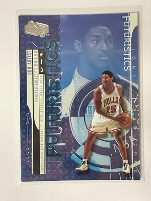 1999-00 Upper Deck Ionix Ron Artest Futuristic Rookies SP /3500. Bulls RC - Image 1 of 2