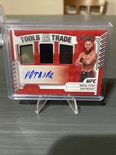 RAFAEL FIZIEV  2023 Panini Chronicles UFC Tools Of The Trade 3 Patch Auto /99 SP