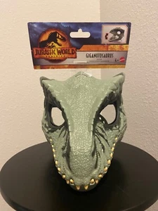 Mattel Jurassic World Dominion GIGANOTOSAURUS Dinosaur Dino 🦖 Mask NEW with tag - Picture 1 of 5