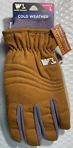 Wells Lamont Women's Wearpower Water-Resistant Fleece Lined Duck Canvas Glove L - Picture 1 of 3