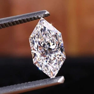 Anillo de compromiso de diamante suelto cultivado en laboratorio corte marquesa holandés para hacer - Imagen 1 de 5