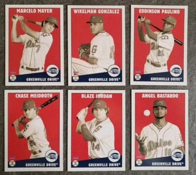2023 Greenville Drive SINGLE CARDS from Team Card Set - CHOOSE YOUR PLAYER - Image 1 of 4