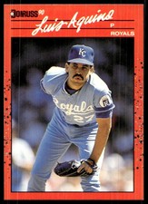 1990 Donruss Luis Aquino Kansas City Royals #179